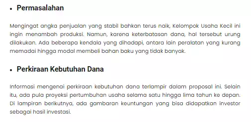 26 Contoh Proposal Permintaan Dana Info Dana Tunai