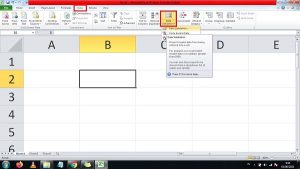 Membuat Pilihan di Excel