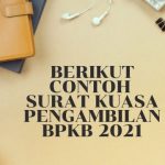 Berikut Contoh Surat Kuasa Pengambilan BPKB 2021