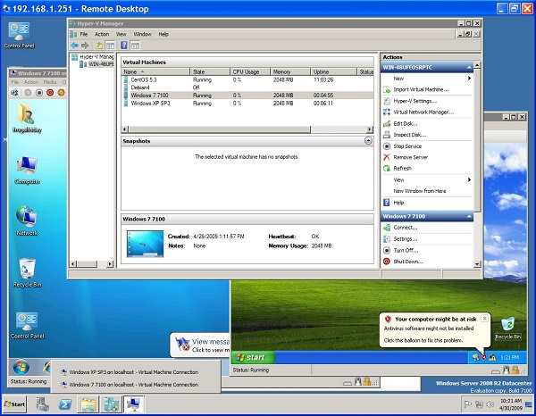 Windows Server 2008 Mendukung Sistem Klien dengan Versi Windows Vista