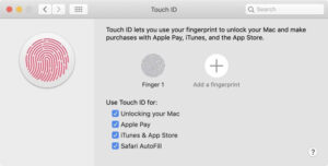Touch ID MacBook 