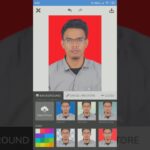 cara edit background foto merah