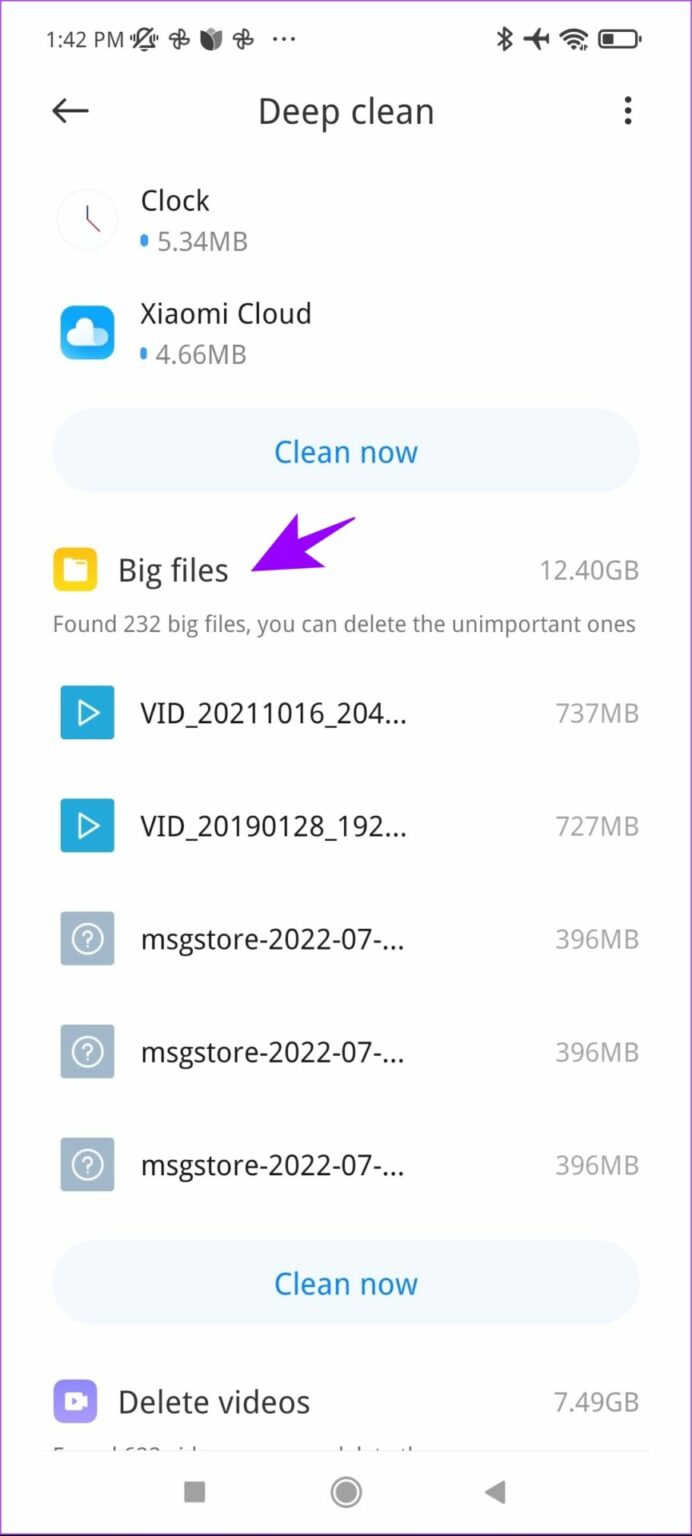 Cara Membersihkan File Lainnya di Xiaomi