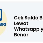 Cek Saldo BRI Lewat Whatsapp yang Benar 
