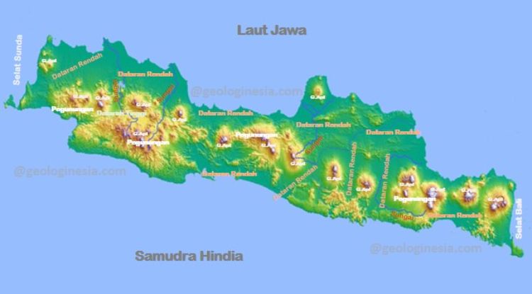Letak Astronomis, Geografis, serta Luas Pulau Jawa