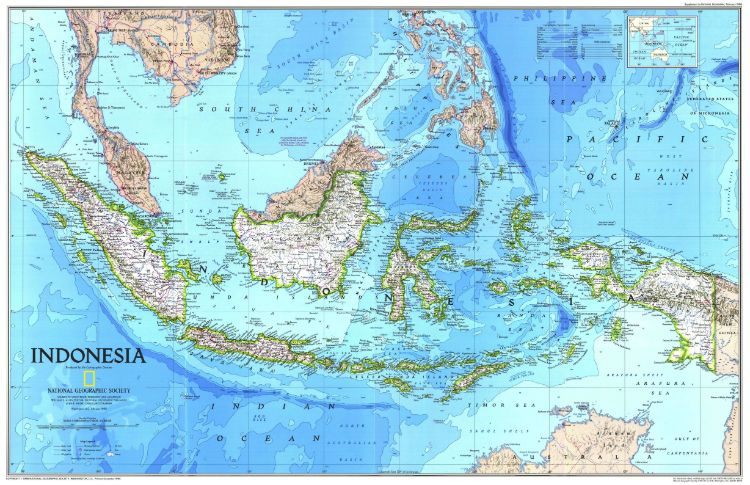 Peta Indonesia 3D