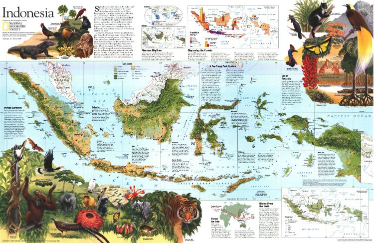 Peta Persebaran Flora dan Fauna