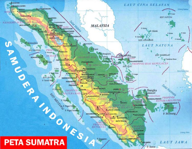 Peta Sumatera