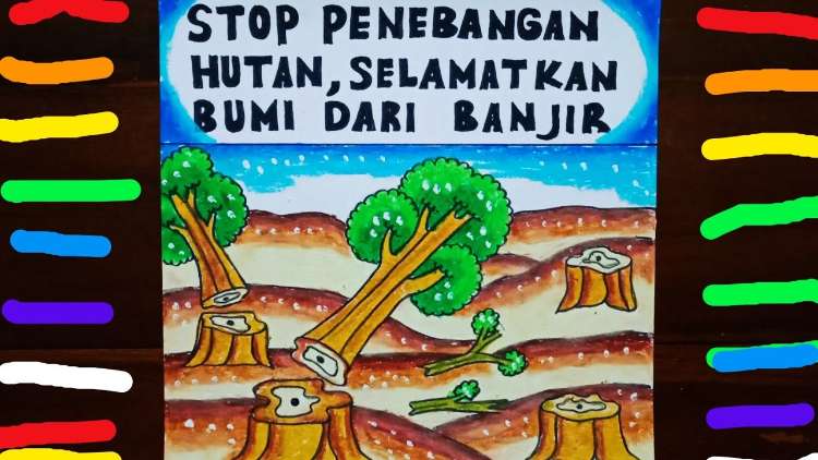 Poster Berkaitan dengan Penebangan Hutan