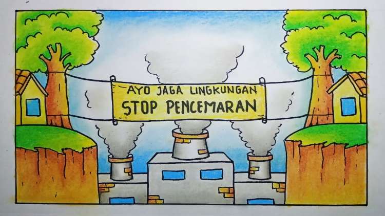 Poster Tentang Pencemaran Lingkungan