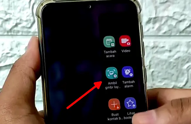 Cara Screenshot Samsung A03s
