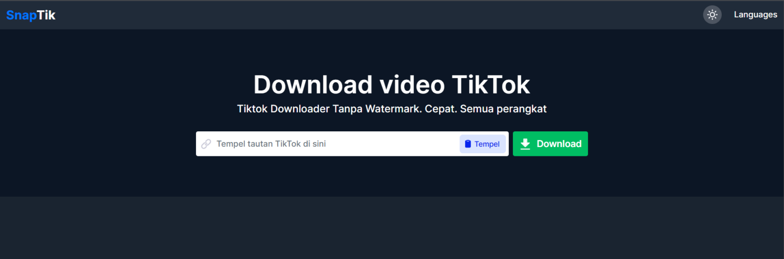 SnapTik CapCut, TikTok Downloader Tanpa Watermark - MojokBisnis.com