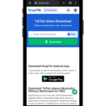 Cara Download Video TikTok Menggunakan SnapTik CapCut