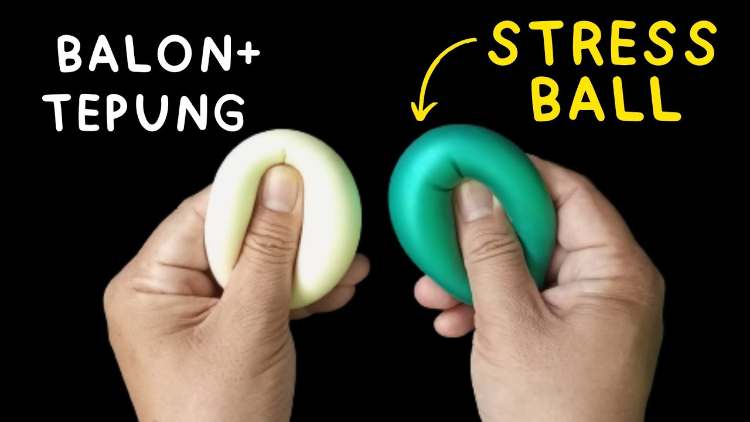 Cara Membuat Squishy Mudah dari Tepung dan Balon