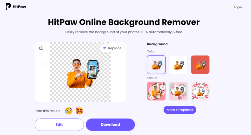 HitPaw Background Remover