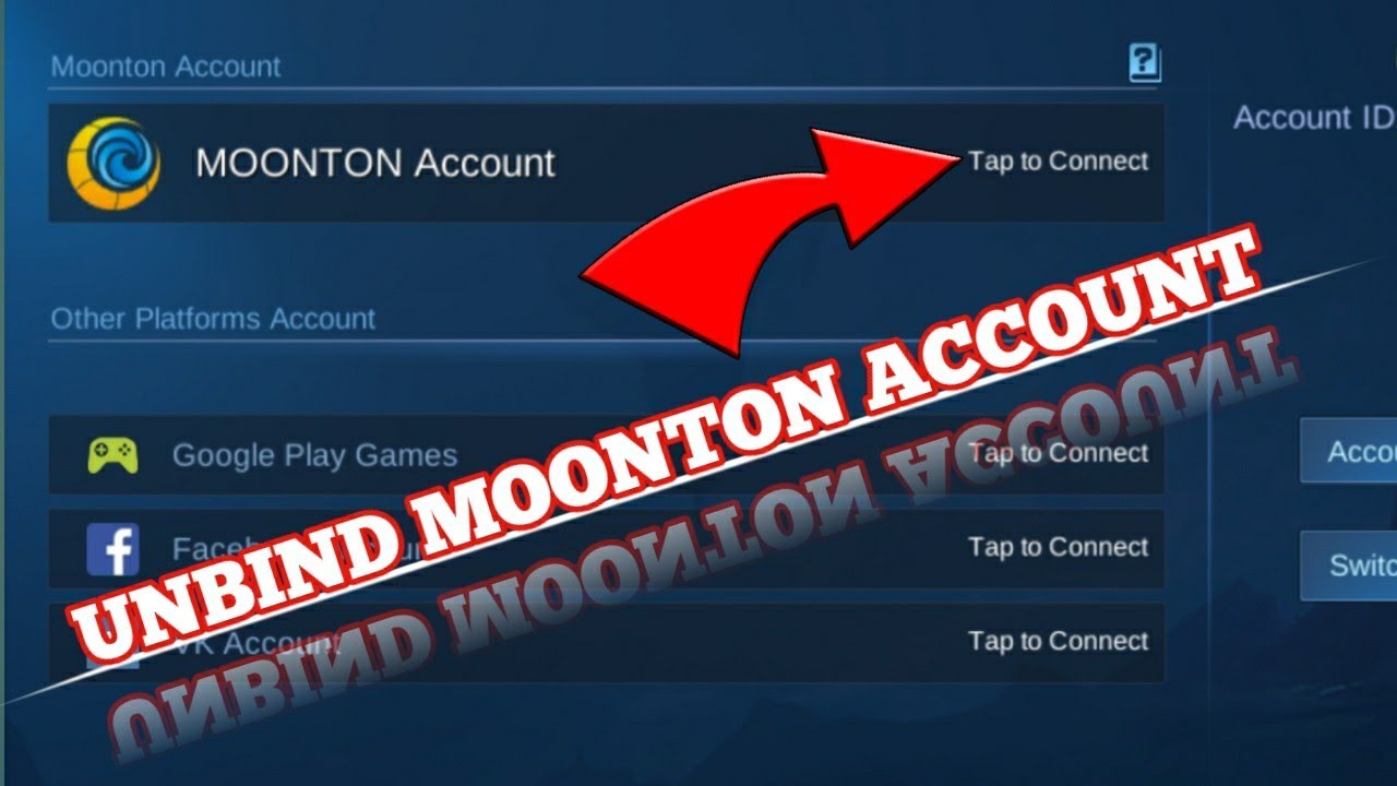 Cara Unbind Akun Moonton di Mobile Legends