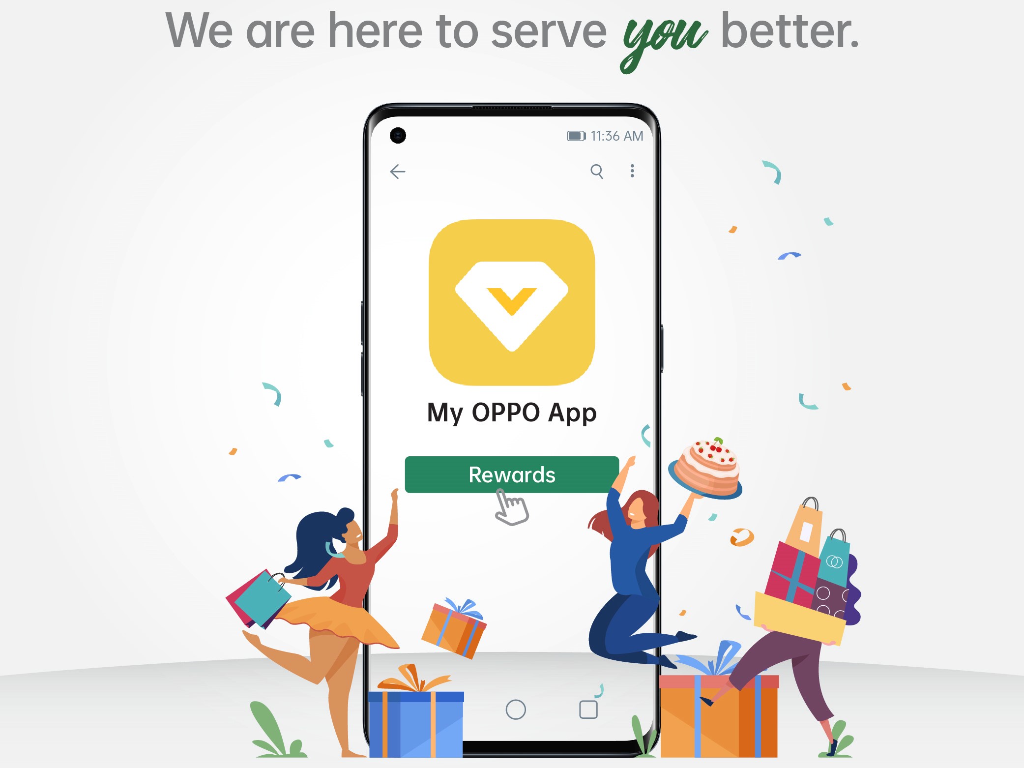 Cek garansi melalui aplikasi MyOPPO