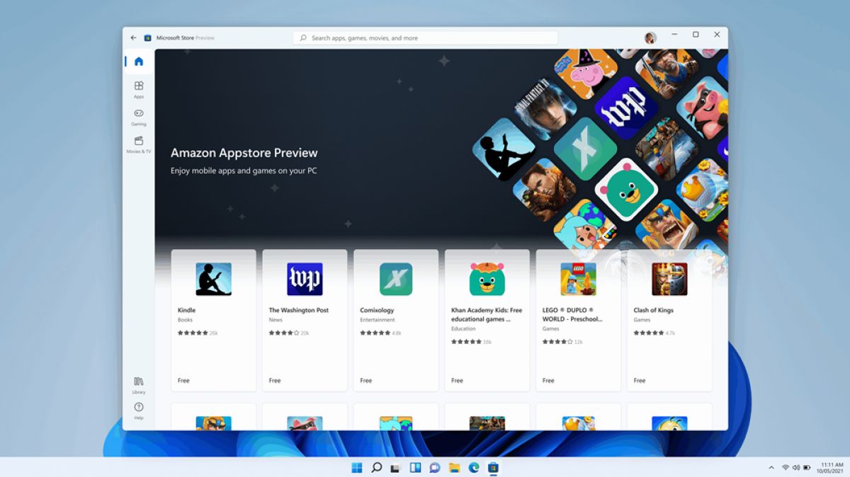 Download PlayStore di Microsoft Store