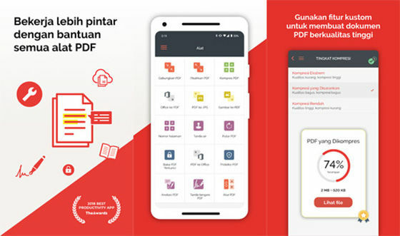 Aplikasi Kompres PDF Gratis di HP Android
