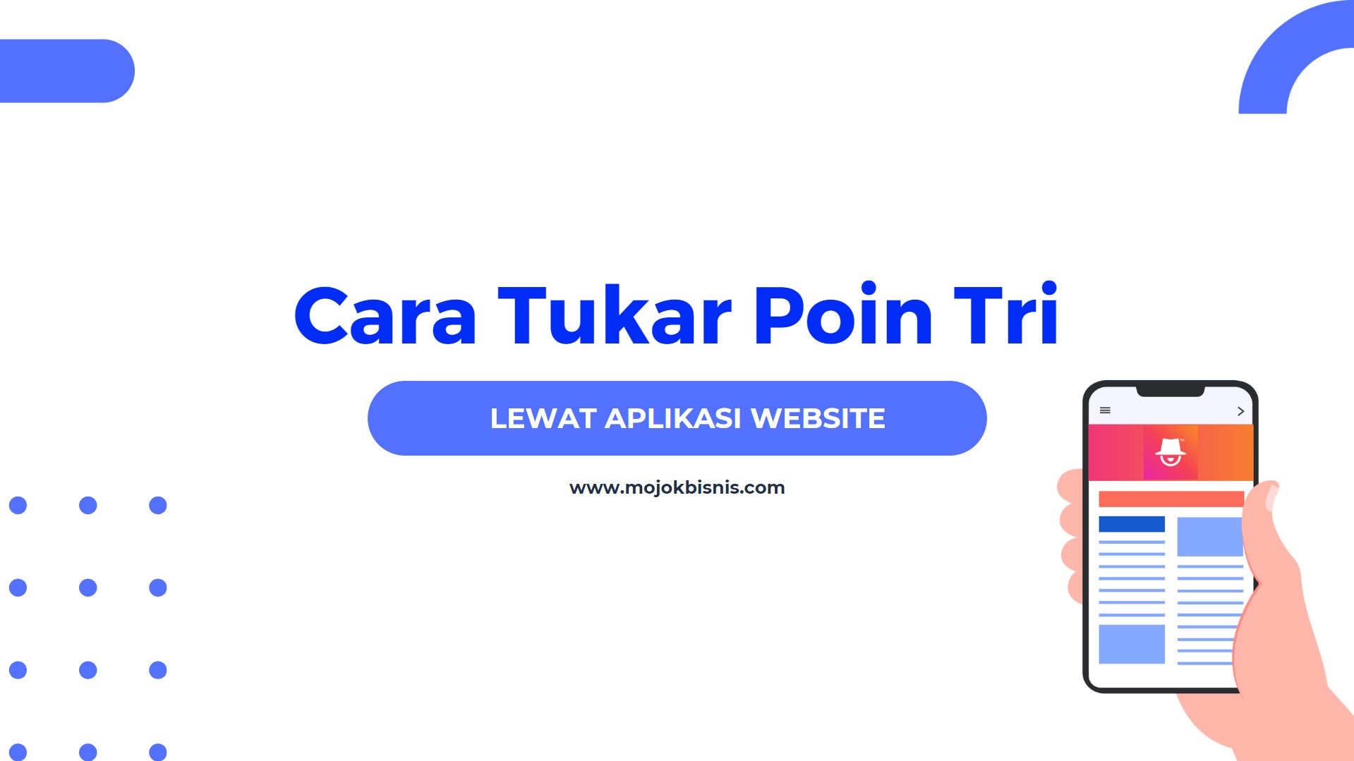 Cara Tukar Poin Tri Lewat Website