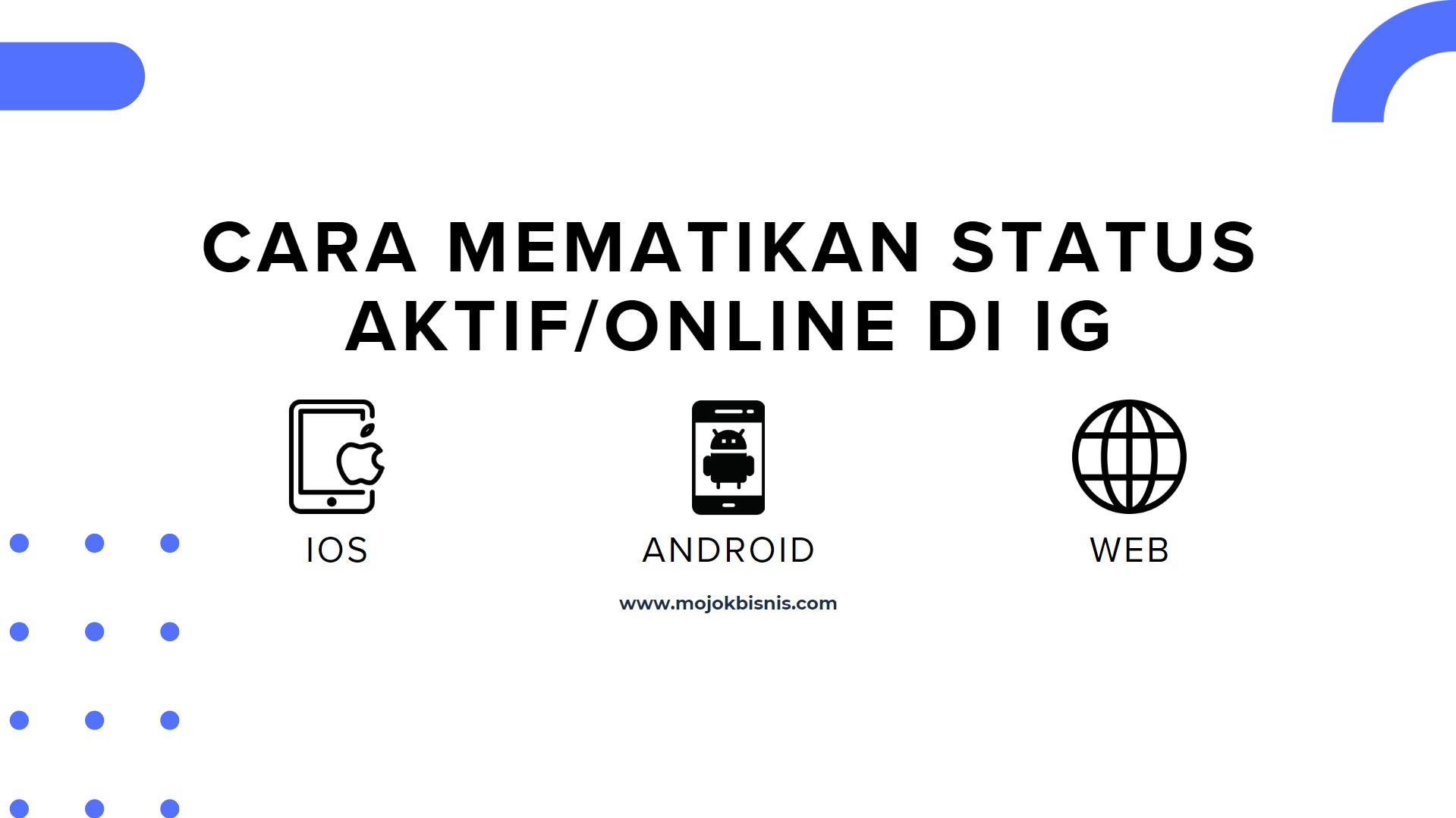 Cara Mematikan Status Aktif di IG (Instagram)