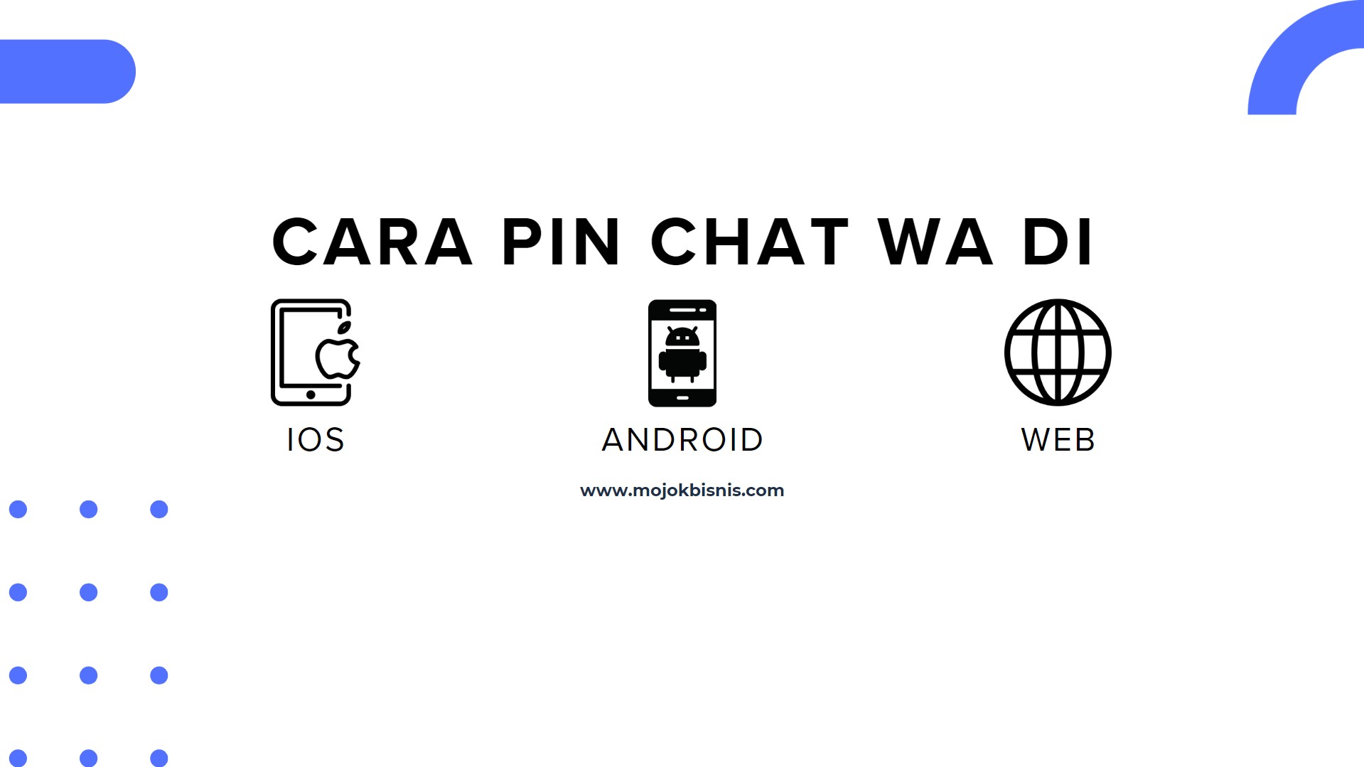 Cara Pin Chat WA di iOS, Android dan Web WhatsApps