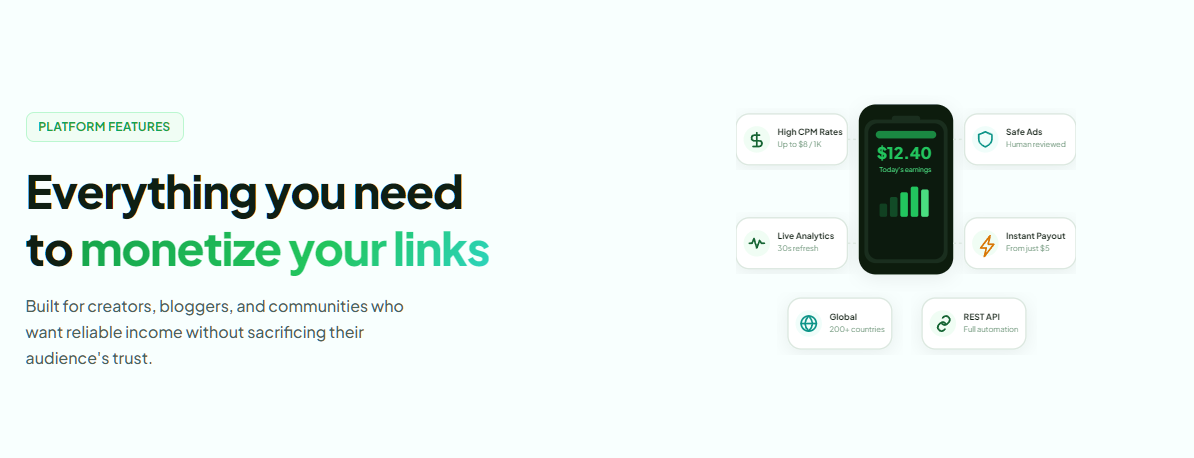SafelinkEarn Pemendek Link Penghasil Uang Terbaik dengan CPM Tinggi